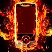 Огонь и мобильный телефон